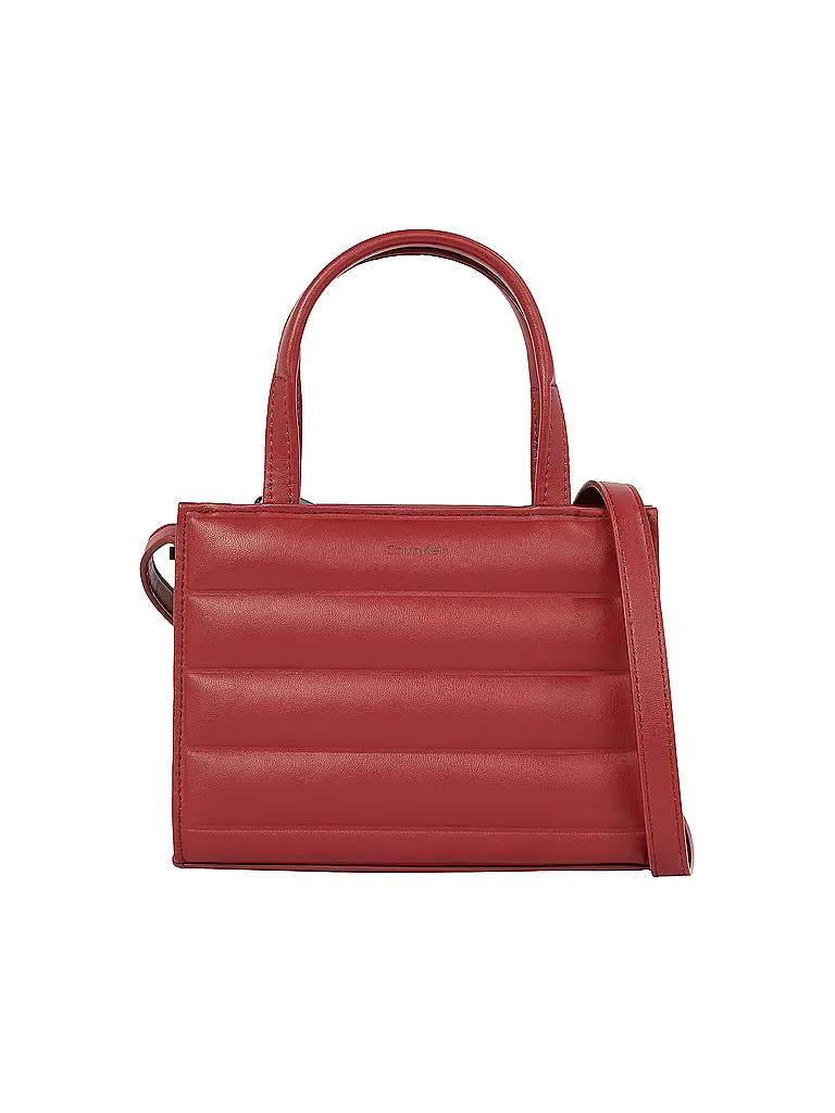 CALVIN KLEIN | Tasche - Mini Tote Bag QUILT  | rot