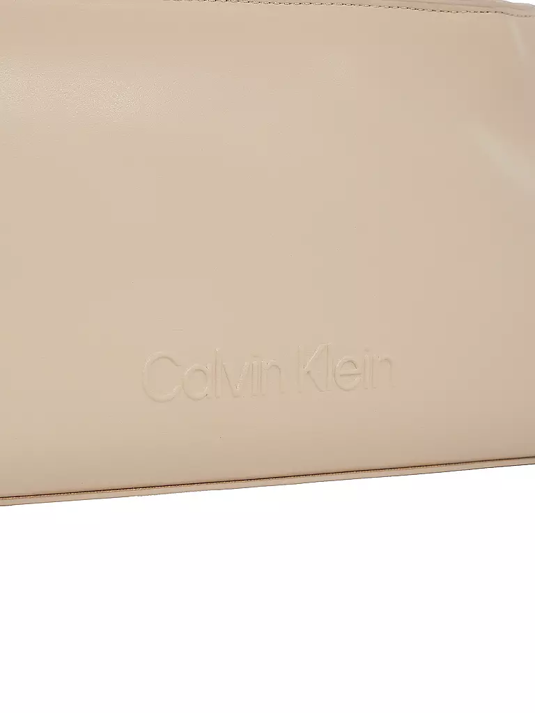 CALVIN KLEIN | Tasche - Schultertasche EMBOSSED | beige