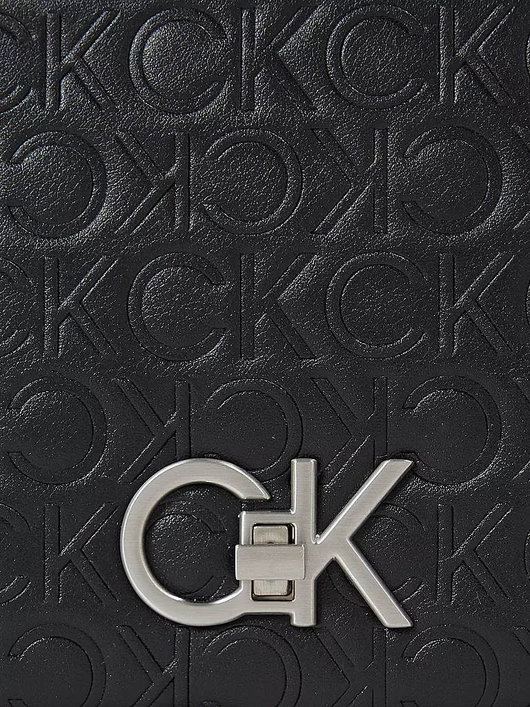 CALVIN KLEIN | Tasche - Umhängetasche RE-LOCK Medium | schwarz