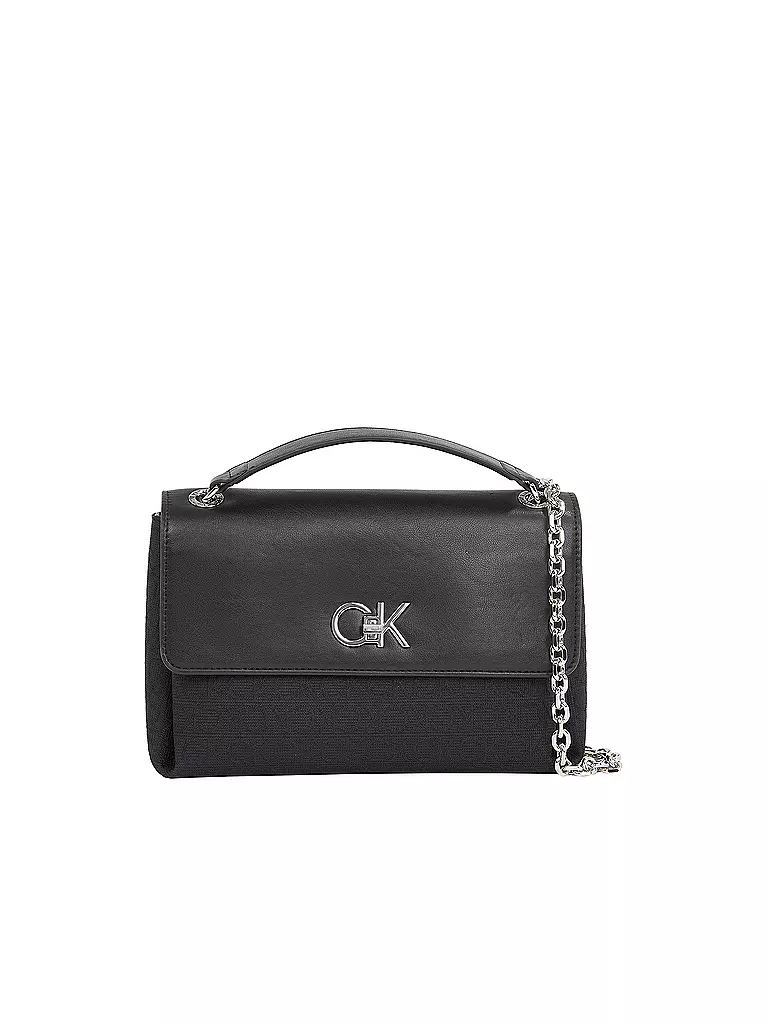 CALVIN KLEIN | Tasche - Umhängetasche RE-LOCK | schwarz