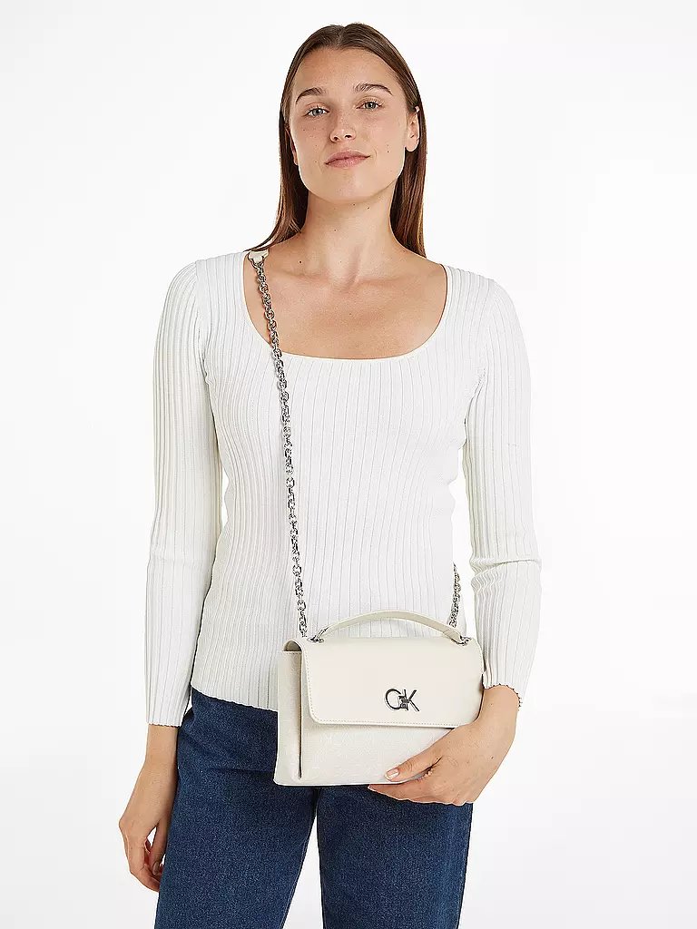 CALVIN KLEIN | Tasche - Umhängetasche Tasche - Umhängetasche RE-LOCK | beige