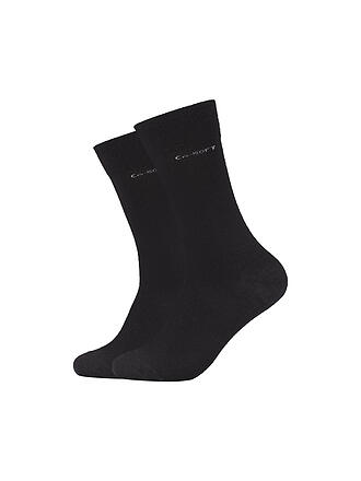 CAMANO | Socken 2-er Pgk. black