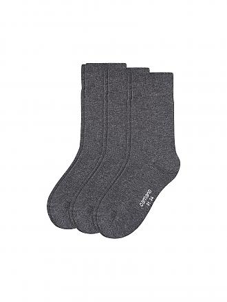 CAMANO | Jungen-Socken 3er Pkg. anthrazit