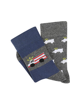 CAMANO | Jungen Socken 2er Pkg navy peony