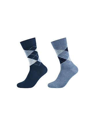 CAMANO | Herren Socken 2er Pkg ARGYLE infinity