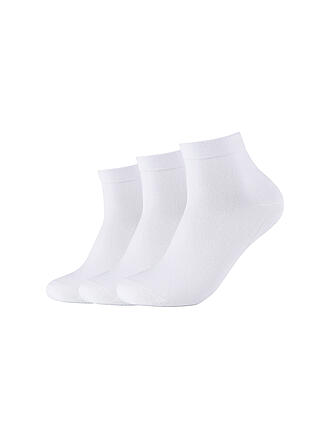 CAMANO | Sneaker Socken 3-er Pkg white