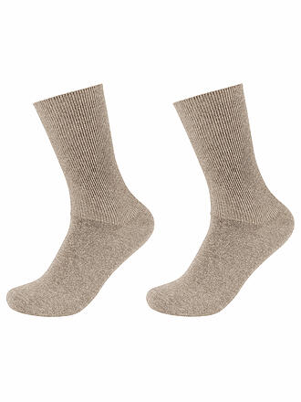 CAMANO | Socken 2er Pkg sand melange