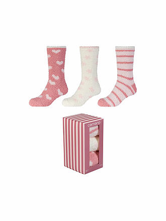 CAMANO | Geschenkbox Socken 3er Pkg. pink dogwood