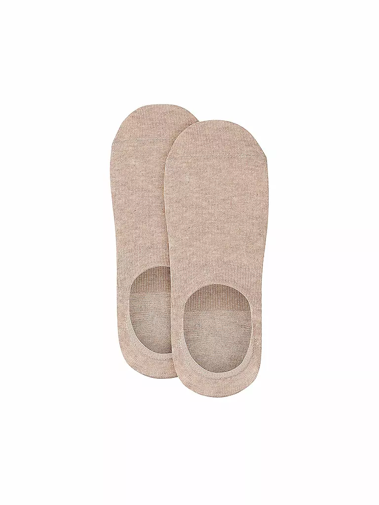 CAMANO | Füsslinge 2er Pkg COMFORT INVISIBLE sand melange | beige