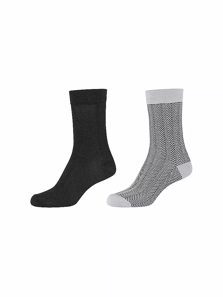 CAMANO | Socken 2er Pkg. black | schwarz