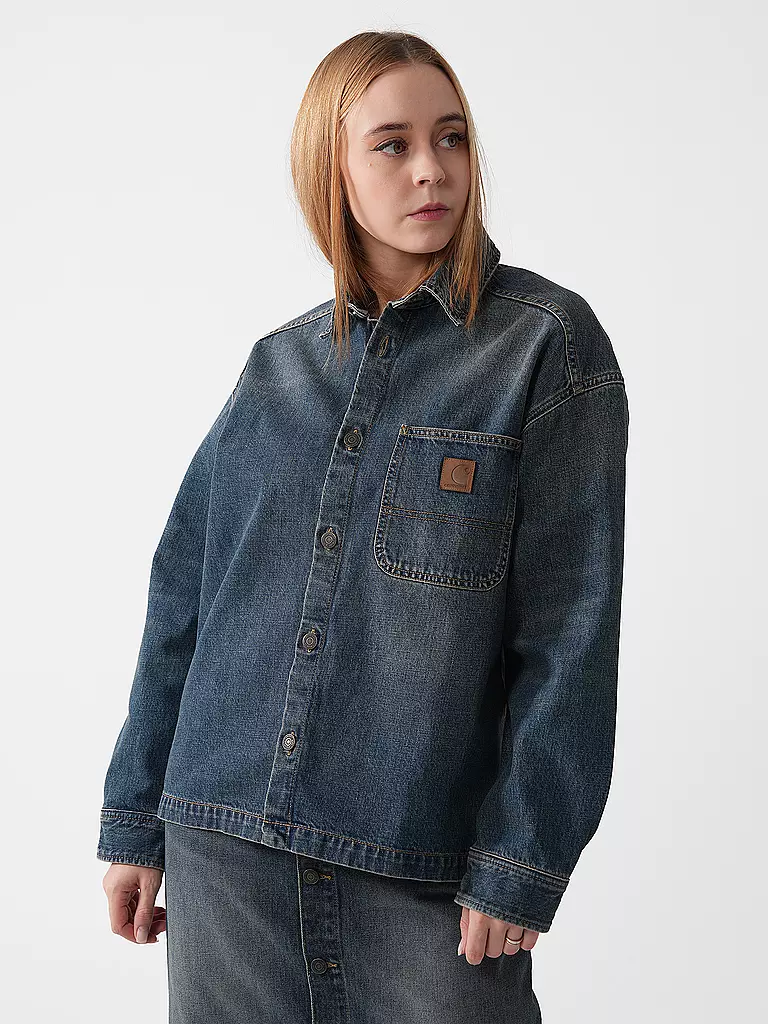 CARHARTT WIP | Jeansbluse W'LOVILIA | dunkelblau