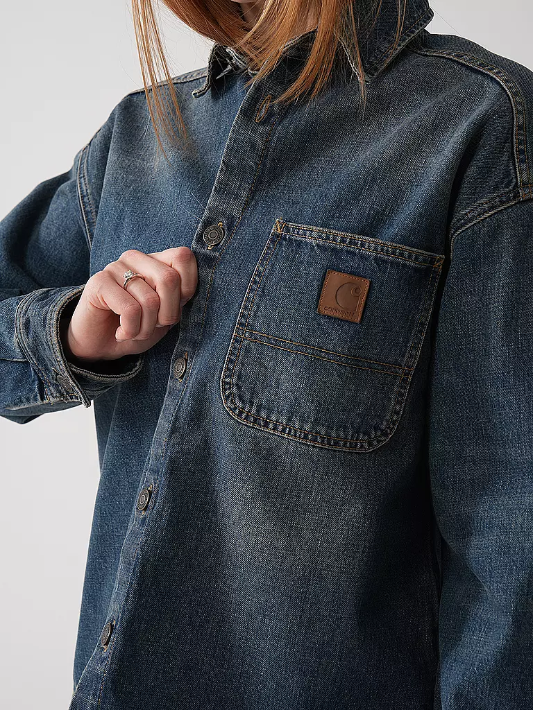 CARHARTT WIP | Jeansbluse W'LOVILIA | dunkelblau