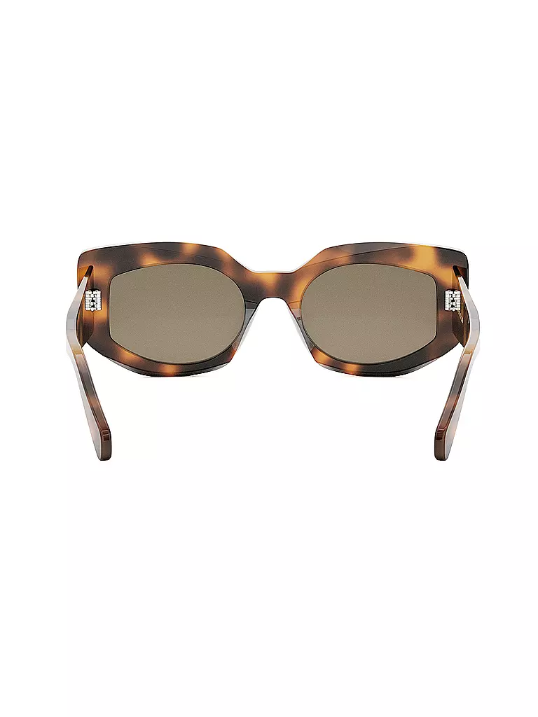 CELINE | CELINE 3 Dots Havana Butterfly Sonnenbrille | braun