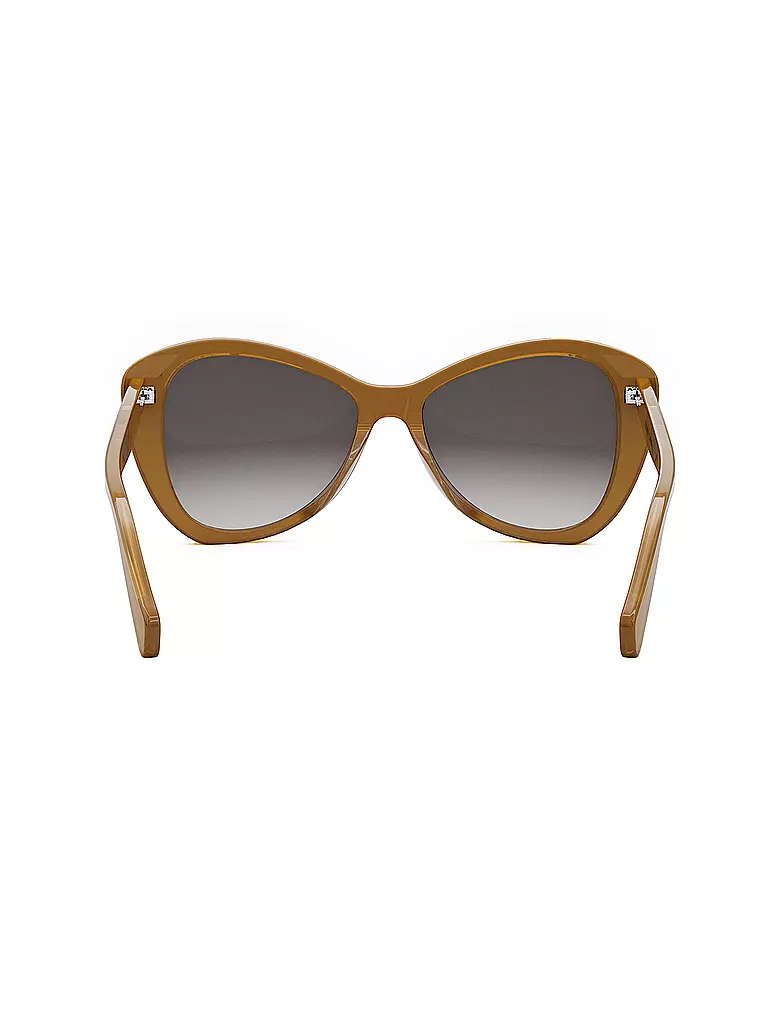 CELINE | CELINE Thin gelbe Butterfly Sonnenbrille | beige