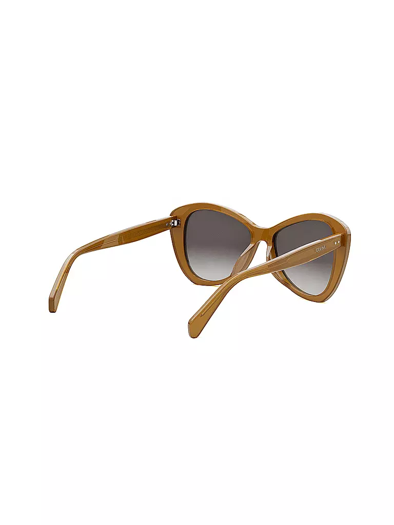 CELINE | CELINE Thin gelbe Butterfly Sonnenbrille | beige