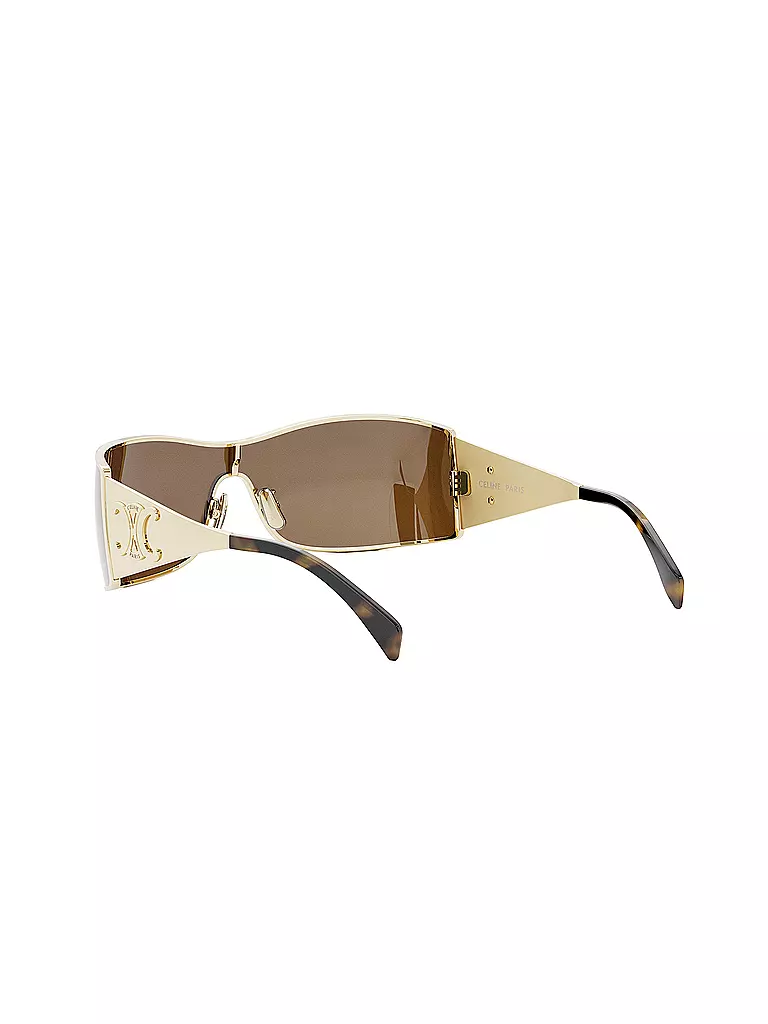 CELINE | Maxi Metal Triomphe goldene Mask Sonnenbrille | gold