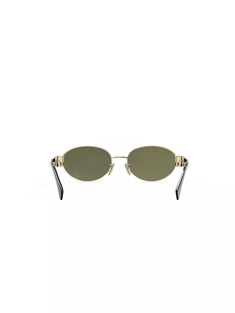 CELINE | Metal Triomphe goldene ovale Sonnenbrille | gold