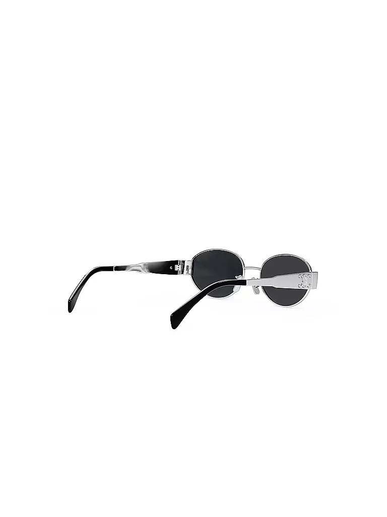 CELINE | Metal Triomphe silber ovale Sonnenbrille | silber