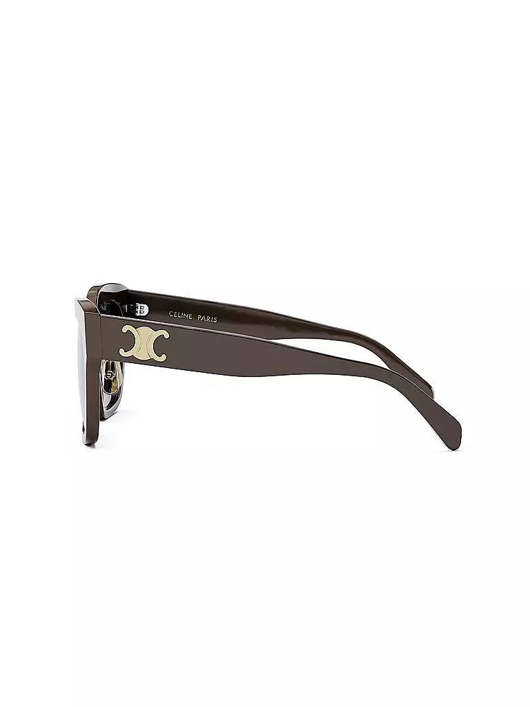 CELINE | Triomphe braune eckige Sonnenbrille | braun