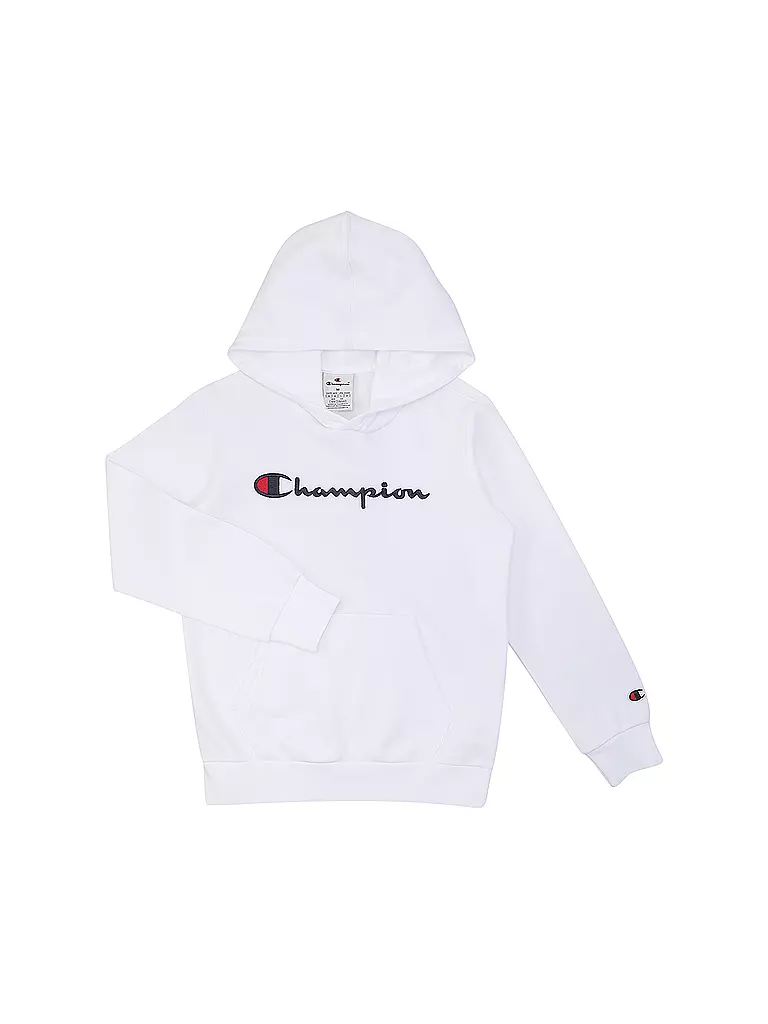 CHAMPION | Jungen Kapuzensweater - Hoodie | weiss