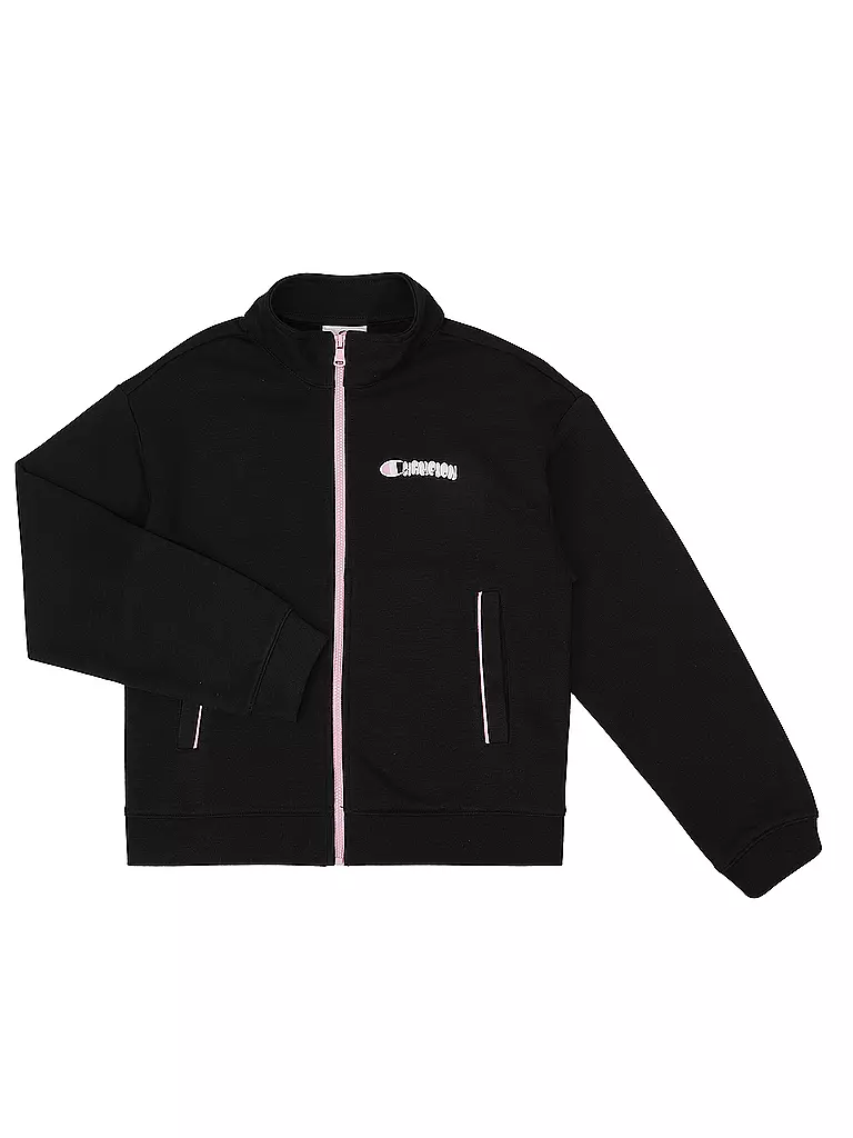 CHAMPION | Mädchen Jogger Set 2tlg Sweatjacke/Jogginghose  | schwarz