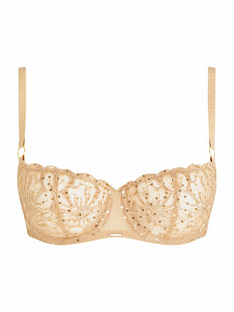 CHANTELLE | Balconette BH FLEURS SIGNATURE toffee sequins