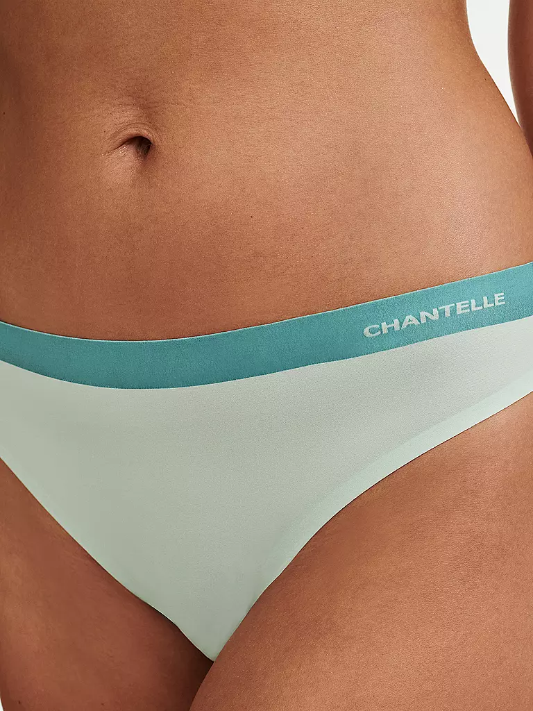 CHANTELLE | String SOFTSTRETCH green lily/treillis | creme