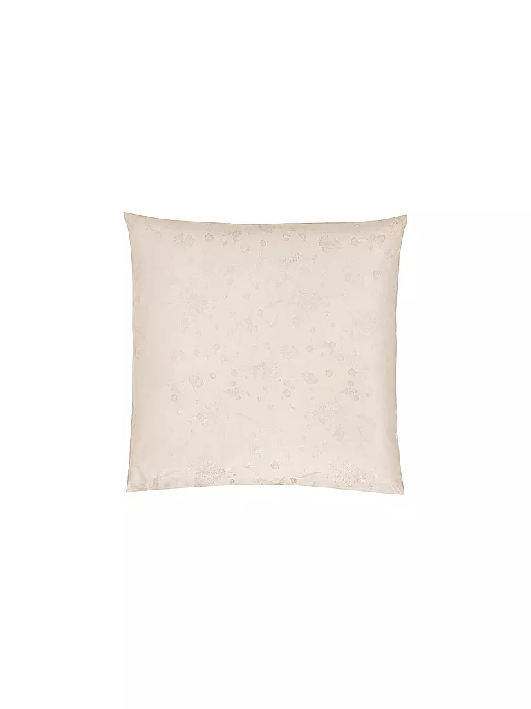 CHRISTIAN FISCHBACHER | Jacquard Kissenbezug FIORI PASTELLO 70x90cm Ivory | beige