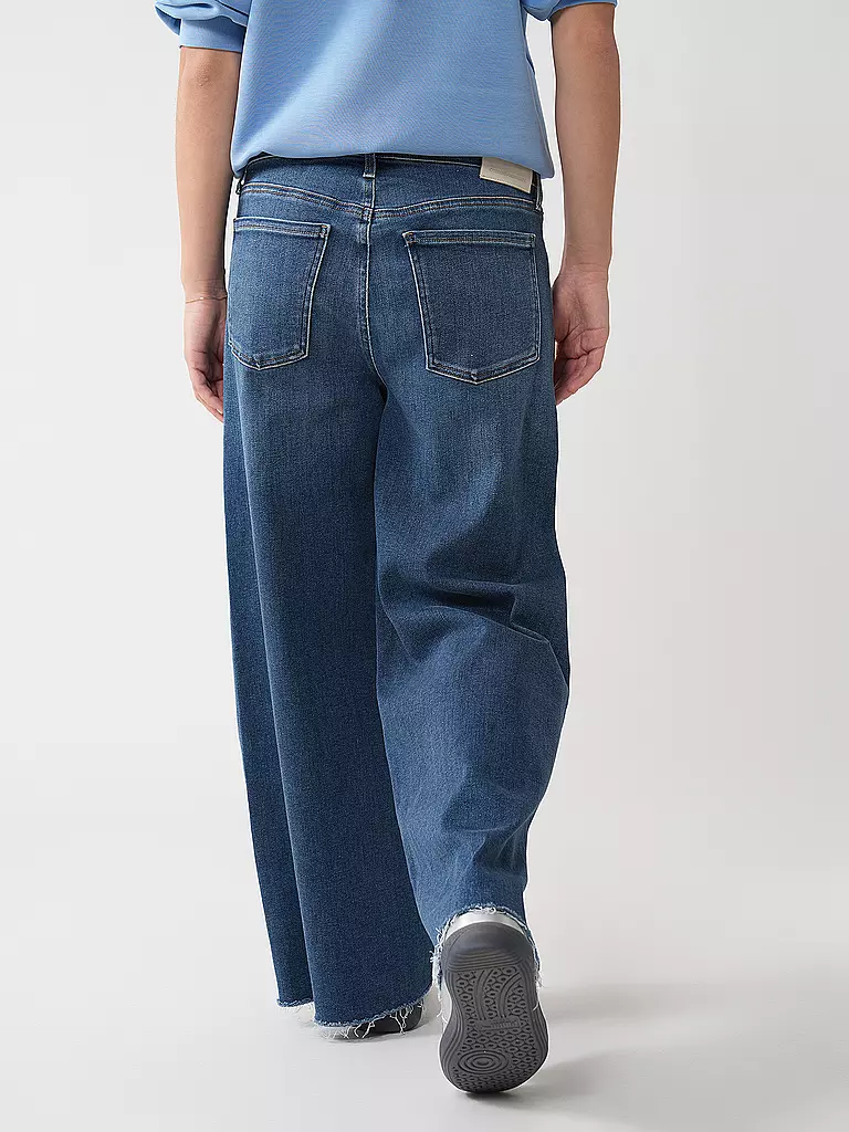 CITIZENS OF HUMANITY | Jeans Wide Leg 7/8 | dunkelblau