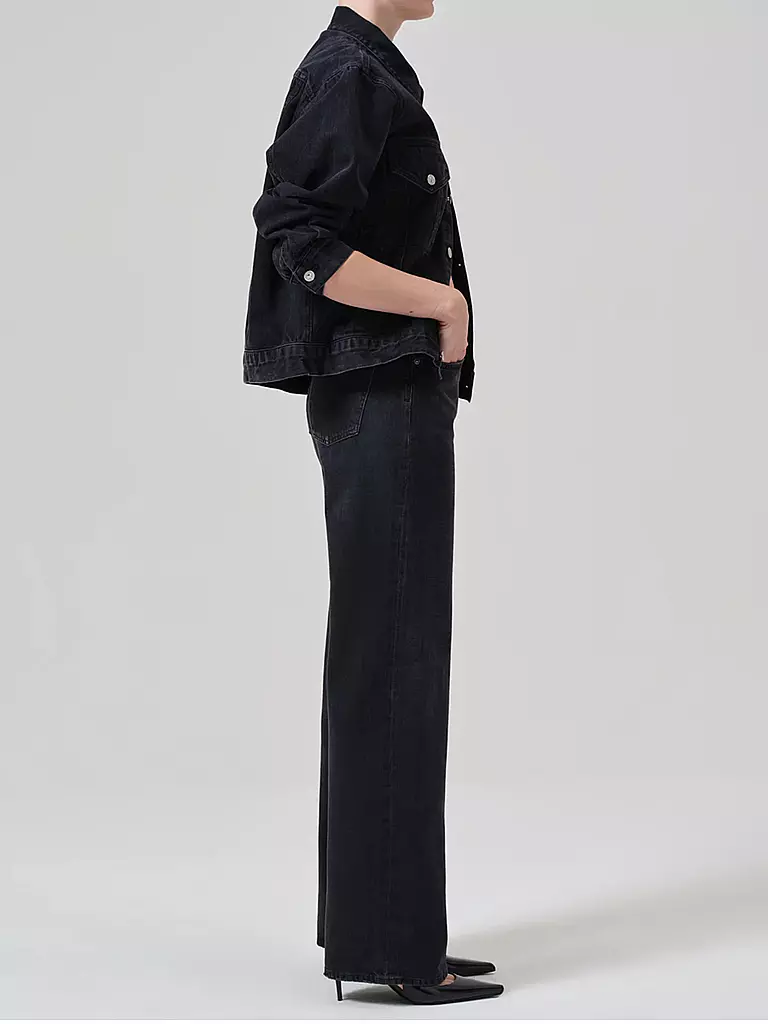 CITIZENS OF HUMANITY | Jeans Wide Leg Fit ANNINA 33 | schwarz