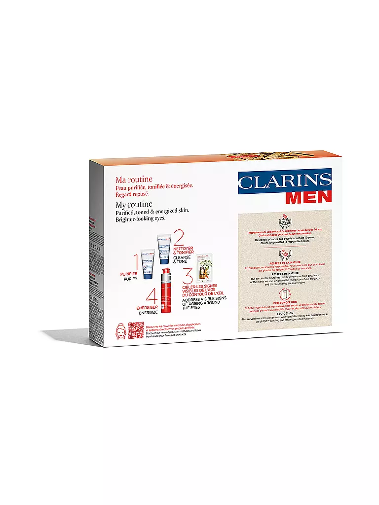 CLARINS | Geschenkset - CLARINSMEN Energy Set 2x30ml / 50ml / 0,9 ml | keine Farbe