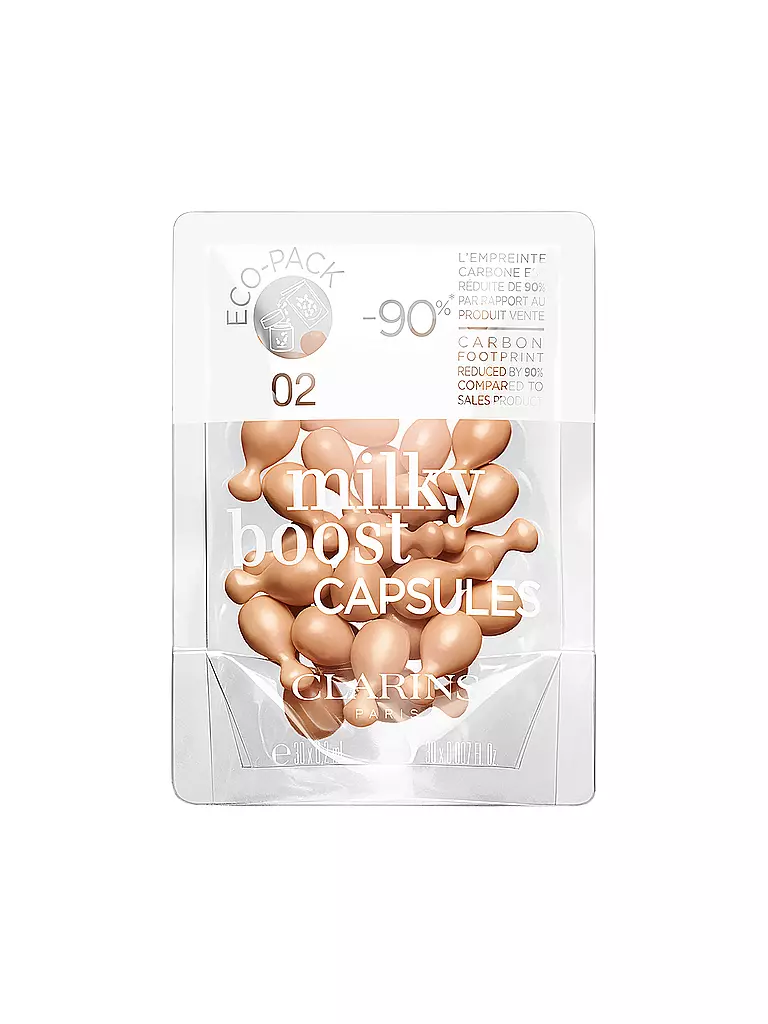 CLARINS | Make Up - Milky Boost Capsules Refill ( 02 ) 30 Stück  | camel