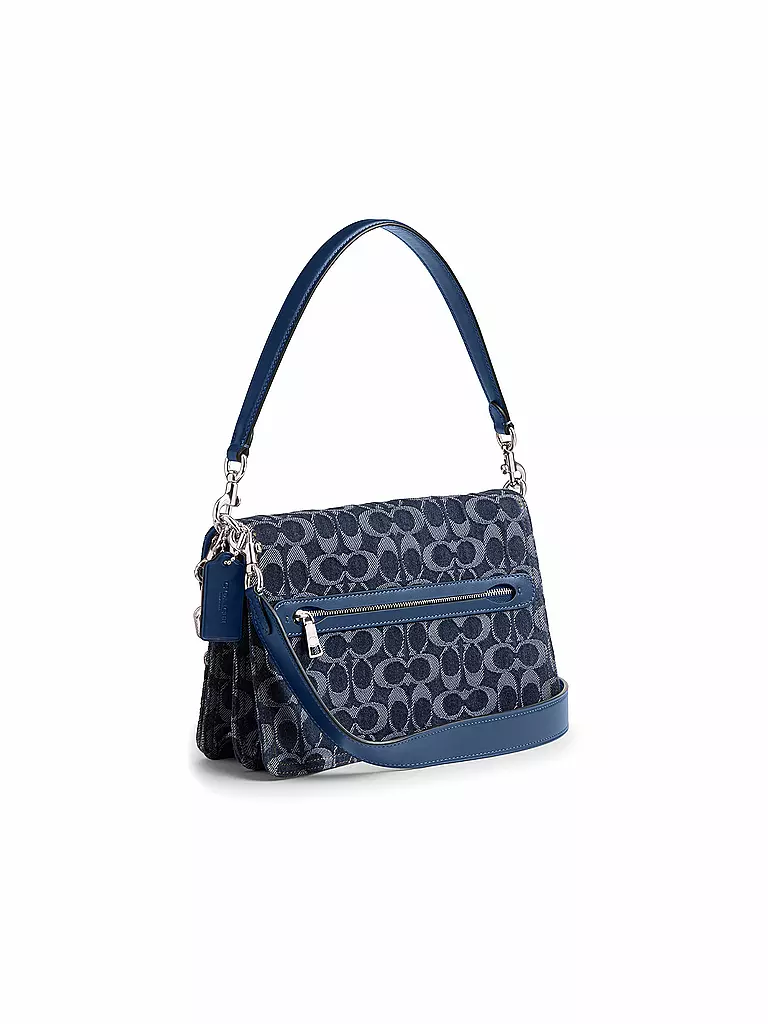 COACH | Ledertasche - Umhängetasche TABBY  | blau