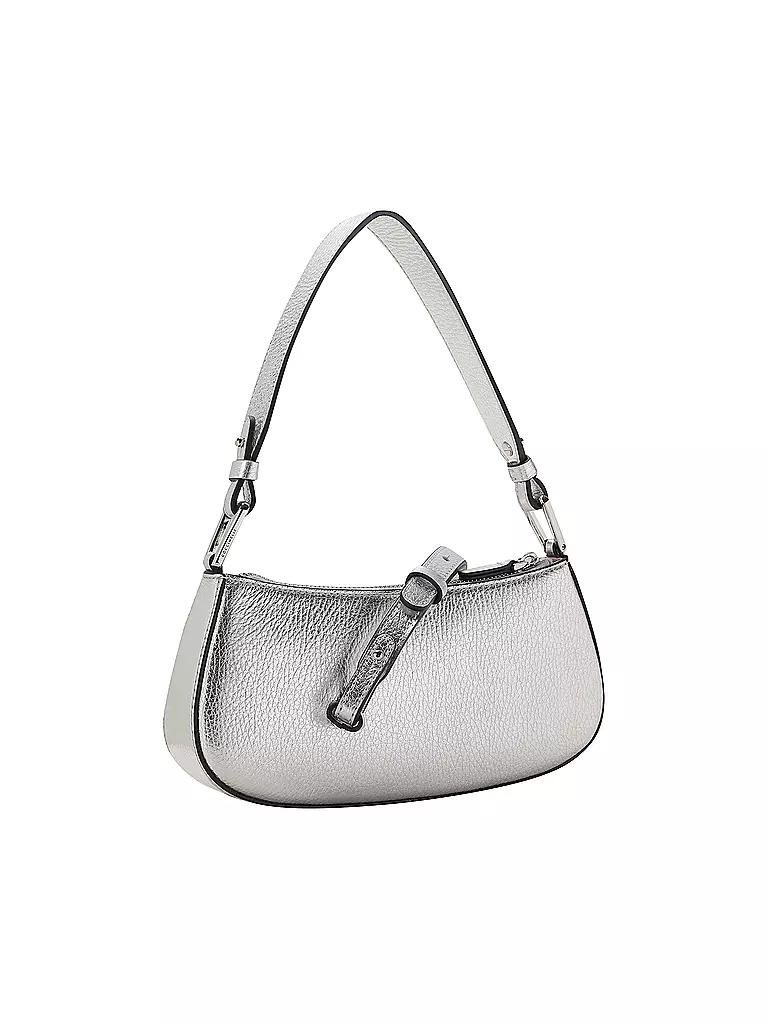 COCCINELLE | Ledertasche - Mini Bag MERVEILLE | silber