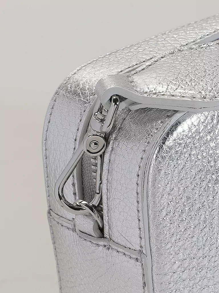 COCCINELLE | Ledertasche - Mini Bag TEBE | silber