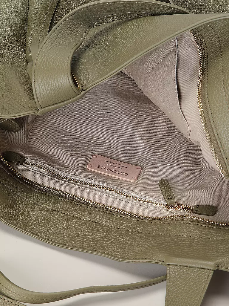 COCCINELLE | Ledertasche - Shopper COCCINELLEOLIVER  | olive