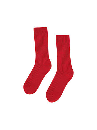 COLORFUL STANDARD | Socken MERINO WOOL 41-46 scarlet red