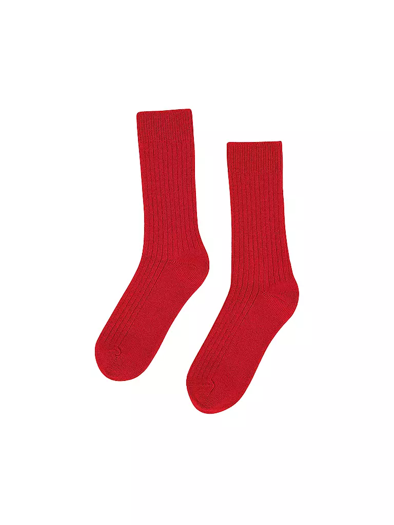 COLORFUL STANDARD | Socken MERINO WOOL 41-46 scarlet red | rot