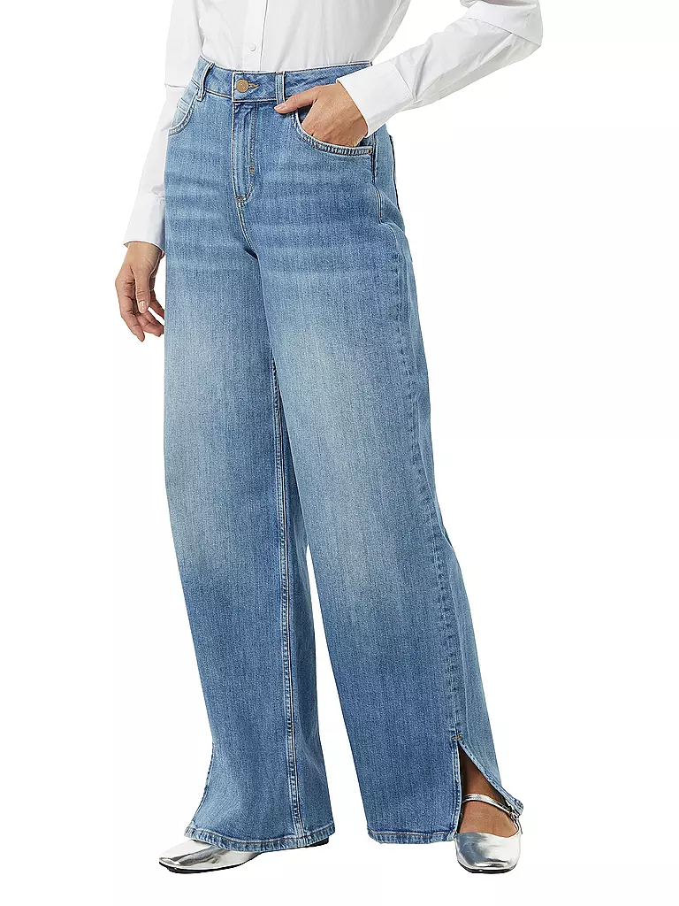 COMMA IDENTITY | Jeans Wide Leg Fit  | blau