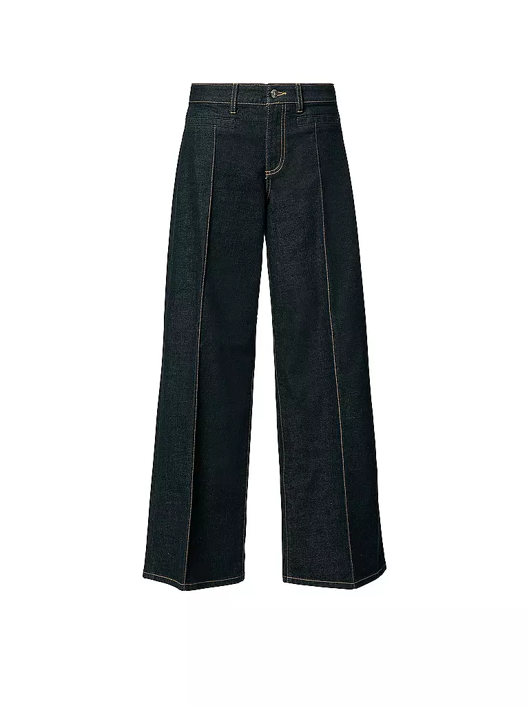 COMMA | Jeans Wide Leg Fit  | dunkelblau