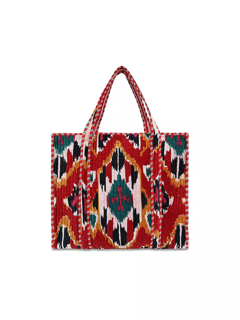 CONSCIOUS YOGA COLLECTIVE | Tasche - Shopper VELVET IKAT SHOPPER | rot