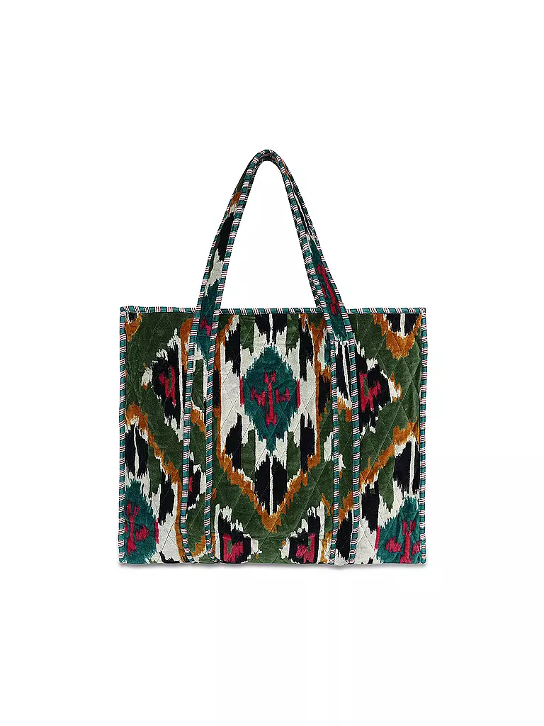 CONSCIOUS YOGA COLLECTIVE | Tasche - Shopper VELVET IKAT SHOPPER | türkis