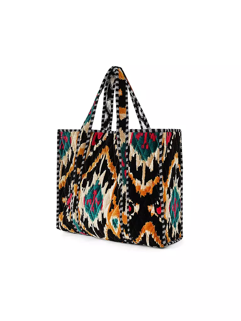 CONSCIOUS YOGA COLLECTIVE | Tasche - Shopper VELVET IKAT SHOPPER | grün