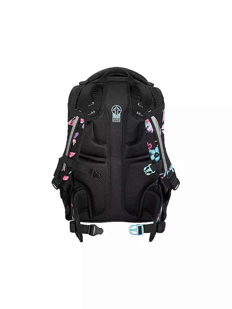 COOCAZOO | Schulrucksack MATE Floral Artnight  | schwarz