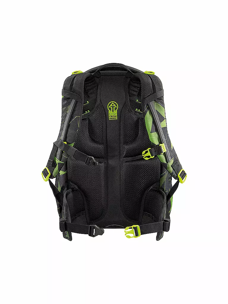 COOCAZOO | Schulrucksack MATE Lime Flash | schwarz