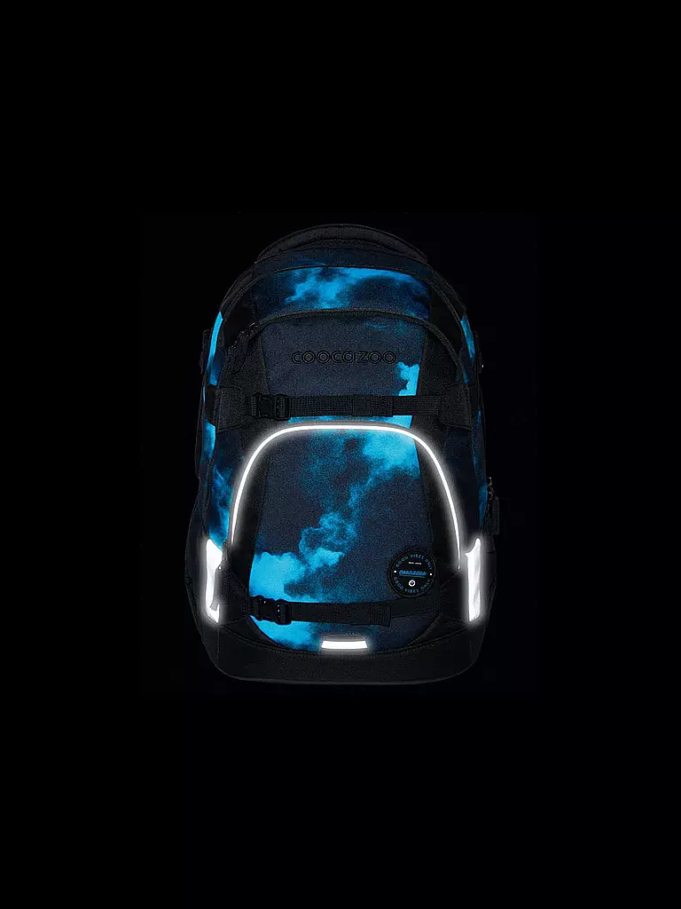 COOCAZOO | Schulrucksack MATE Mystic Clouds | dunkelblau