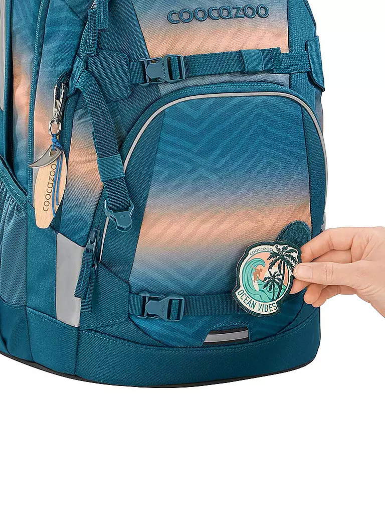 COOCAZOO | Schulrucksack MATE Pacific Tribes | blau