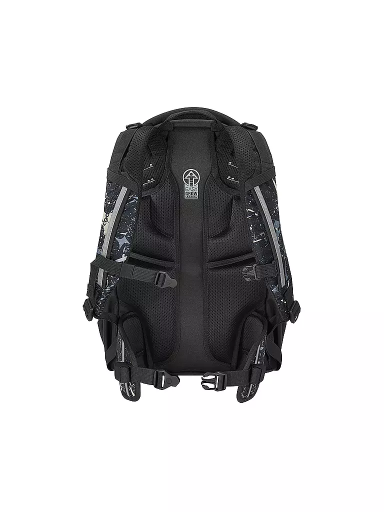 COOCAZOO | Schulrucksack MATE REFLECTIVE SPLAS | schwarz