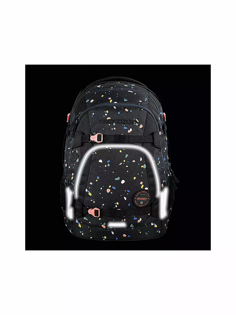 COOCAZOO | Schulrucksack MATE Sprinkled Candy | schwarz