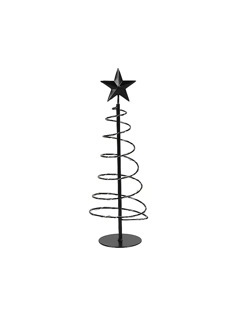 COUNTRYFIELD | Weihnachtsbaum Spirale Schwarz  | schwarz